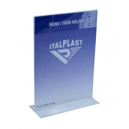 ITALPLAST DOUBLE SIDED PORTRAIT SIGN A5 W148mm x H210mm