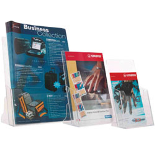 JASTEK BROCHURE HOLDERS SINGLE TIER A4 F/STAND OR W/MOUNT