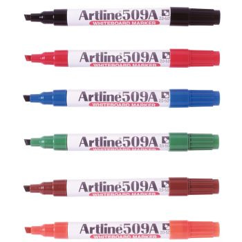 ARTLINE 509A WHITEBOARD MARKER Medium Chisel Assorted, Bx12