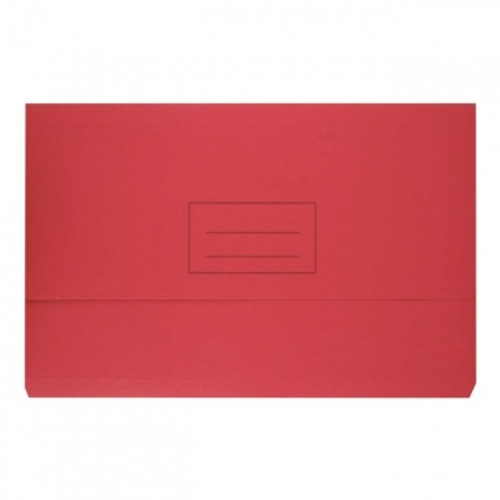 BANTEX DOCUMENT WALLET BOARD 230GSM FOOLSCAP Red 100851690