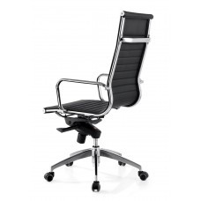 FOI MERCURY OFFICE CHAIR High Back Synthetic Leather Black