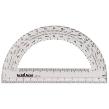 CELCO PROTRACTOR 15CM 180DEG