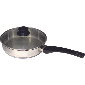 Connoisseur Stainless-Steel Frypan With Lid 24cm, Each