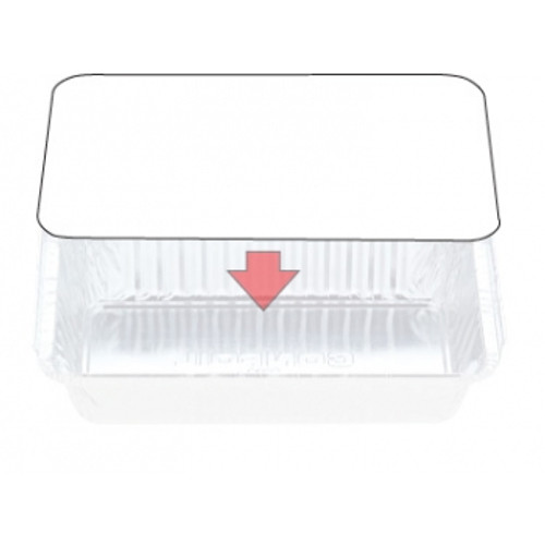 CONFOIL CONTAINER BOARD LID To Suit Confoil 7119 and 7219 Foil Containers, Pk500
