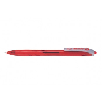 PILOT BPRG-10R-M REXGRIP BALLPOINT PEN Medium Red Bx12