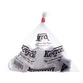 KEVRON KEY TAGS ID30 GIANT Clear Pack 25