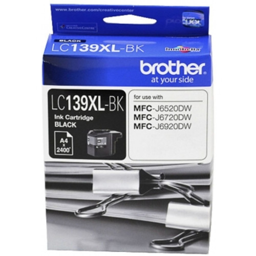 BROTHER LC-139XL ORIGINAL HIGH YIELD BLACK INK CARTRIDGE 2.4K Suits MFC J6520DW / J6720DW / J6920DW