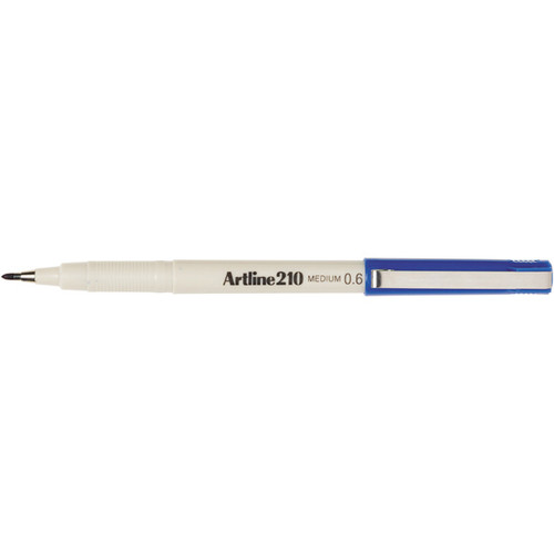ARTLINE 210 FINELINER PENS 0.6mm Blue Bx12