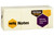 MARBIG NOTES Repositional 40x50mm Yellow Pk12