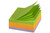 MARBIG RAINBOW CUBE NOTES 75x75mm 320Sht Assorted