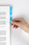 MARBIG FLAGS COLOURED TIP Blue (Pack of 2)