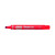 Pentel N60 Permanent Marker Chisel Point 2.5-5.5mm  Red, Box of 12