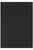 MARBIG PRESENTATION FOLDERS A4 Leathergrain Black 20pk