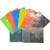 Osmer Plastic Document Wallet with Button Closure A4, Clear ** See Also DEL-E5505CL **