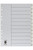 MARBIG POLYPROPYLENE DIVIDERS - JAN-DEC Jan-Dec A4 White