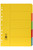 MARBIG BRIGHT MANILLA DIVIDERS 5 Tab A4 Multi-Coloured