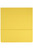 MARBIG SLIMPICK DOCUMENT WALLET FOOLSCAP MANILLA YELLOW