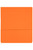 MARBIG SLIMPICK DOCUMENT WALLET FOOLSCAP MANILLA ORANGE