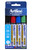 ARTLINE 517/577 DRYSAFE WHITEBOARD MARKERS Drysafe Med Bullet Wallet of 4