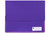 MARBIG POLYPICK WALLETS A4 Heavy Duty Wallet Purple
