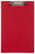 MARBIG PVC CLIPBOARDS Foolscap Red