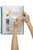 MARBIG REFILLABLE DISPLAY BOOKS Clear Front Green Back A4 20 Pocket
