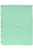 MARBIG BINDER WALLET A4 TOP OPEN PASTEL GREEN