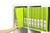 MARBIG CLEARVIEW INSERT BINDER A4 25MM 2D LIME