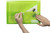 MARBIG POLYPICK WALLET FOOLSCAP TRANSLUCENT LIME
