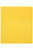 Marbig Clearview Insert Binder A4 25mm 2D Yellow