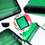 Bantex Translucent ZiPPer Binder PP A4 3-O Ring 25mm - Green (20835)