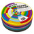 Brenex Matte Circles 180mm Diameter Single Sided Assorted, Pack of 500 Sheets (80146)