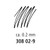 Staedtler 308 Pigment Liner 0.2mm - Black, Each