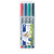 Staedtler 312 Lumocolor Non-Permanent Broad Pens - Wallet of 4 Assorted Colours