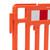Plastic Fence Portable Barrier - 1000mm Orange