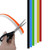 Vista Magnetic Whiteboard Strips 19mm x 300mm Orange, Pack of 2