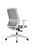 YOLO Mesh Office Chair - White/Grey with 3 Yr Warranty, Each