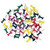 Flamingo Strong & Durable Office/ Push Pins Assorted Colours, Pack of 100