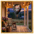 Decorative Hot Air Balloon – 22" Vintage Hanging Outdoor Decor