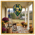 Decorative Hot Air Balloon – 22" Vintage Hanging Outdoor Decor