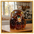 Ben’s Sugar Shack Pure Maple Syrup Glass Jug – Grade A Dark Robust Taste