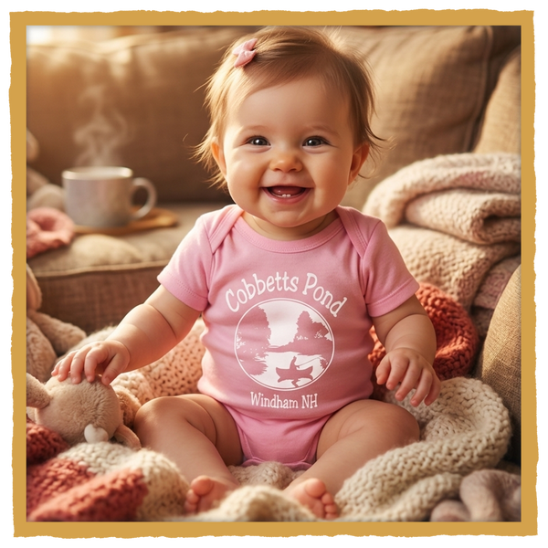 Cobbetts Pond - Onesie. Pink.
