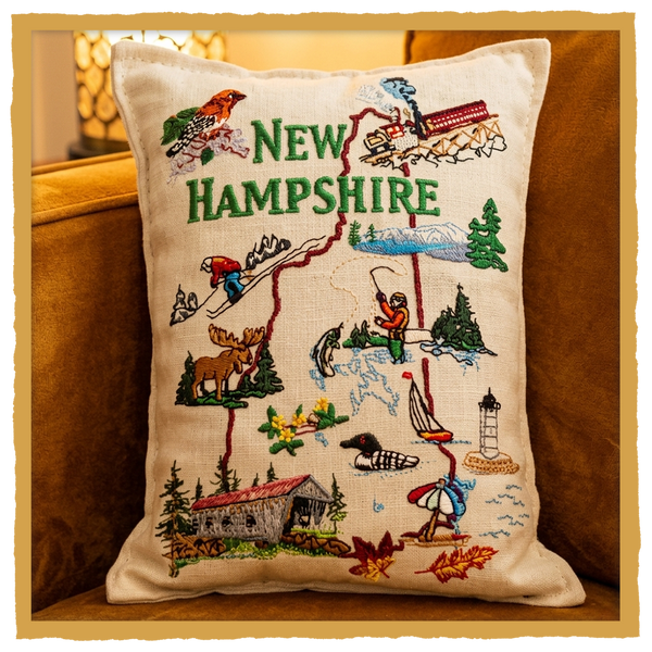 New Hampshire Pillow filled with fresh Balsam Fir