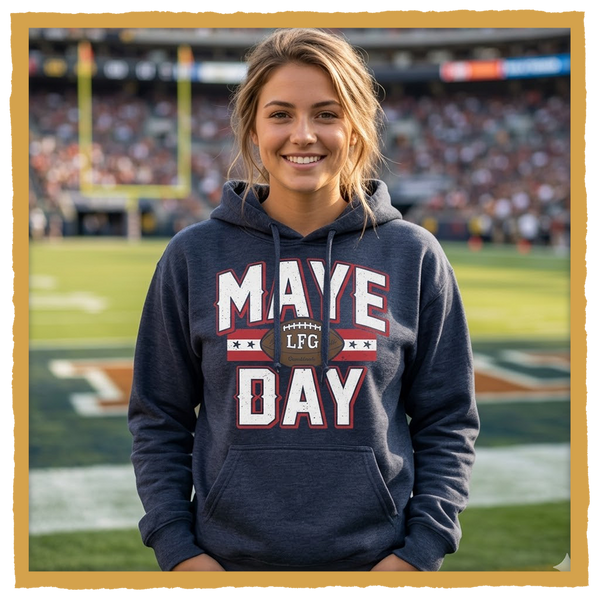 NE Patriots MAYE DAY Hoodie