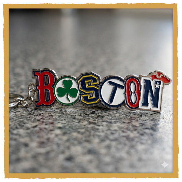BOSTON TEAM KEYCHAIN
