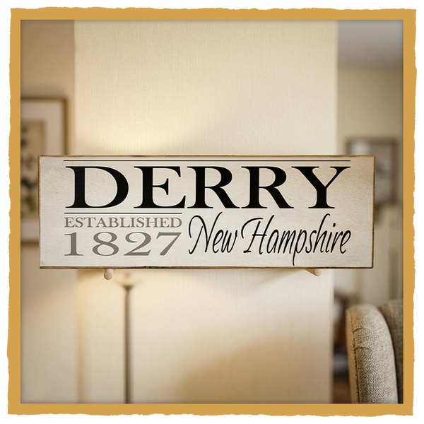 NH TOWN ESTABLISHED SIGN