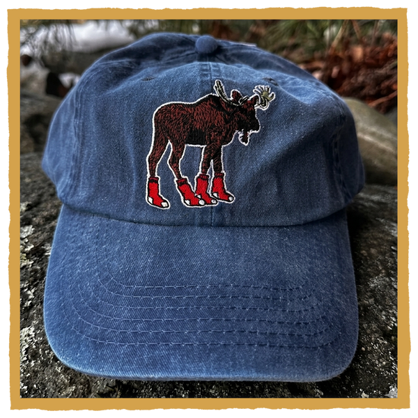 RED Sox Moose Denim Cap