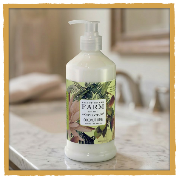 Body Lotion from Sweet Grass Farm - Coconut Lime