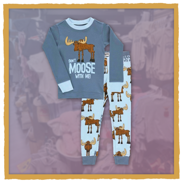 Don't Moose with Me Long Sleeve Pajama Set