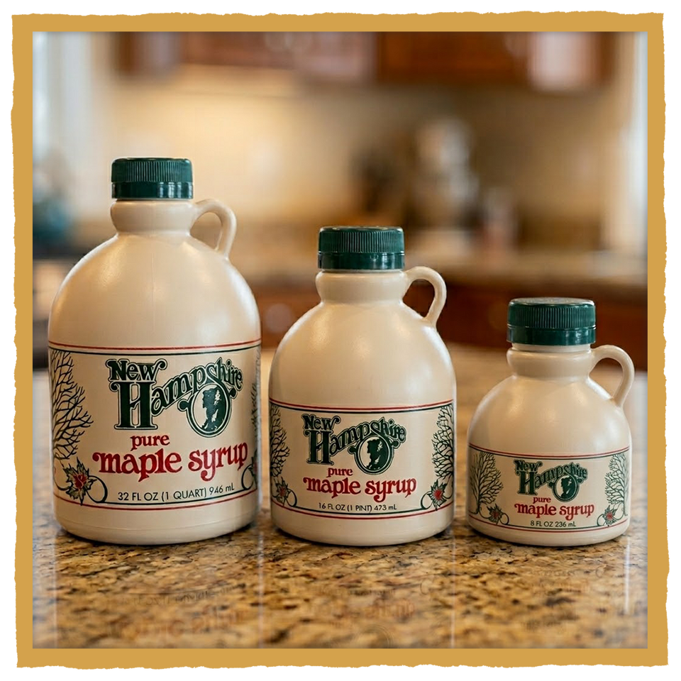 NH MAPLE SYRUP Plastic Jug